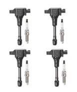 Vplus Set 4 Iridium Spark Plugs Ignition Coil Compatible 2004-2018 Nissa... - $62.11 CAD
