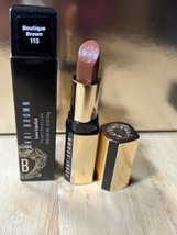 Bobbi Brown Luxe Lipstick Boutique Brown 113 Full Size BNIB - £23.97 GBP