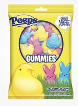 PEEPS Chick &amp; Bunny GUMMIES 3.75 oz Marshmallow Flavored Easter - £6.78 GBP