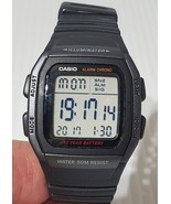Men Casio Watch 3239 W-96h Illuminator Digital Black Band Chrono Dual Ti... - $29.00