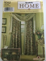 Simplicity Sewing Pattern 8052 Country Window Dressing Treatments Home Decor UC - £2.39 GBP