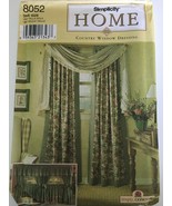 Simplicity Sewing Pattern 8052 Country Window Dressing Treatments Home D... - $2.99