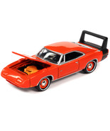 1969 Dodge Charger Daytona HEMI Orange with Black Tail Stripe &quot;MCACN (Mu... - £16.60 GBP
