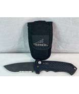 Rare Discontinued GERBER Manual Combat Folding Knife S30v w/ Sheath - EX... - £157.80 GBP