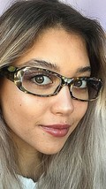 New Vintage ALAIN MIKLI AL10050201 54mm Gray Tort Women’s Eyeglasses Frame - £314.76 GBP
