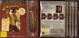 Advevtures Of Indiana Jones 4+1 Disc Box Set Paramount Video New Sealed - £19.50 GBP
