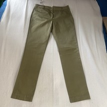 Lacoste Women&#39;s Gabardine Straight Leg Chino Pants Desert EU38/US6 NWT - £50.64 GBP