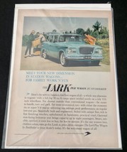 Vintage Ad for STUDEBAKER Lark Play Wagon &quot;Meet Your New Dimension&quot; Art Poster - £3.90 GBP