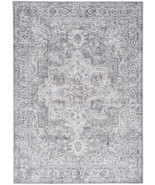 8&#39; X 10&#39; Blue And Pink Floral Power Loom Distressed Washable Area Rug - $372.91 CAD