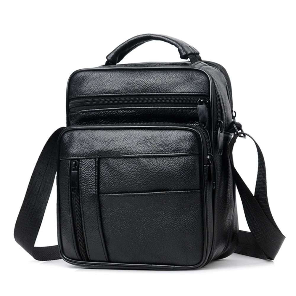 Fashion Crossbody Leather Business Man Messenger Bag Big Size Split Leather Shou - £20.78 GBP
