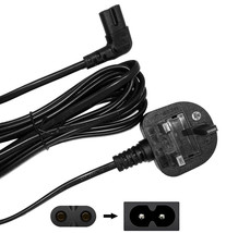 C7 FIGURE 8 FOR Samsung TV Mains Power Lead Cable SKY Q SONY UK RIGHT ANGLE - £12.78 GBP+