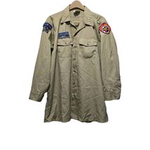 Vintage Royal Rangers Men&#39;s Sz XL Shirt Khaki Button Up Long Sleeve Dickies - $69.25