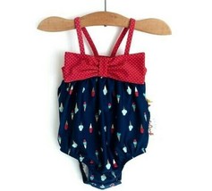 Baby Cat &amp; Jack Infant Baby Girl One Piece Swimsuit Ice Cream Size 6/9M NWT - £6.38 GBP