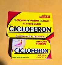 1ct CICLOFERON Crema p/FUEGO LABIAL † 2g † Formula Mex  - $16.99