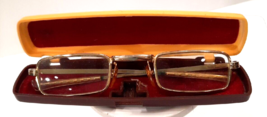 VTG Specs For Reading Magnifying readers Goldtone frame in Early Plastic... - £32.97 GBP