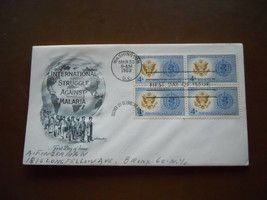 1962 Intl Struggle Against Malaria First Day Issue Envelope Scott #1194 ... - $2.55