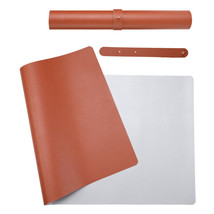 Office Leather Desk Mat 31.5&quot;X15.7&quot; Smooth Protector Extended Non-Slip T... - £22.30 GBP