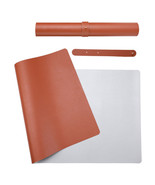 Office Leather Desk Mat 31.5&quot;X15.7&quot; Smooth Protector Extended Non-Slip T... - £22.02 GBP
