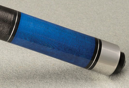 Maple McDermott Star S78 Blue Pool Cue Stick Silver Rings Irish Linen Wrap