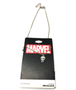 The Punisher Logo Skull Necklace w/ Chain Marvel Comics Bioworld Netflix... - $282.14 MXN