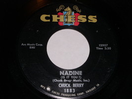 Chuck Berry Nadine O Rangutang 45 Rpm Record Vintage Chess Label - £15.17 GBP