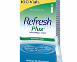 Refresh Plus Lubricant Eye Drops, 100 Single Use Containers - $28.49