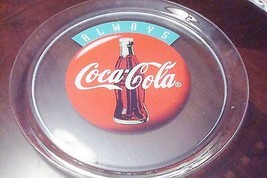 1993 Always Coca-Cola Glass Serving Plate 13&quot;  - £15.82 GBP
