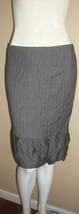 Rebecca Taylor Gray Wool Blend Fully Lined Skirt Size 4 - $19.79