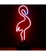 Flamingo Neon Sculpture Light Neon Sculpture 18&quot;x6&quot; - £71.74 GBP