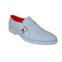 Men's Shoes The Cuban L TAYNO Leather Cap Toe Loafer White image 7