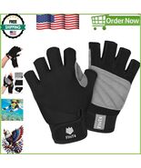 Padded Palm Half Finger Gloves for Water Sports - Ultimate Grip &amp; Comfort - $738.34 MXN