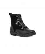 UGG Hapsburg Waterproof Hiker Black Leather Suede $170 9 - $99.36