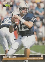Kerry Collins 1995 Classic Pro Line # 210 Rookie - £1.23 GBP