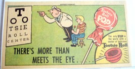 1961 Ad Tootsie Roll Pop with the Eye Doctor There&#39;s More Than Meets the Eye - £6.28 GBP