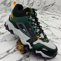 Men&#39;s Fila Oakmont Tr Mid Green | Black | Grey | Yellow | Purple Sneakers - £112.59 GBP