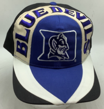 Vintage Duke Blue Devils Hat Cap Snapback Twins Enterprise Adult NCAA 90s Logo - £87.47 GBP