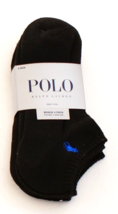 Polo Ralph Lauren Black Low Cut Socks 4 in Package Men&#39;s 6-12.5  NWT - £34.82 GBP