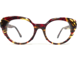 Struktur Eyeglasses Frames The ELIXIR Red Pasta Brown Tortoise Round 50-... - $328.26