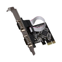 SYBA PCI-Express 2-Port DB9 RS232 Serial Card -  RoHS Model SD-PEX15022 image 2