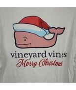 Vineyard Vines T Shirt Mens XS White Long Sleeve Merry Christmas Preppy ... - $25.74 CAD