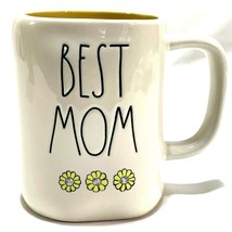 Rae Dunn Best Mom White Mug Daisies Collection By Magenta Mother’s Day Gift - £14.00 GBP