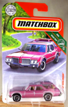 2018 Matchbox 116/125 Mbx Road Trip 33/35 Oldsmobile Vista Cruiser Pink w/CutTri - £9.38 GBP