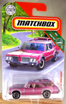 2018 Matchbox 116/125 Mbx Road Trip 33/35 Oldsmobile Vista Cruiser Pink w/CutTri - £8.97 GBP