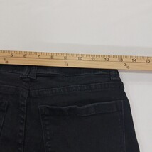 Mid-Rise Women's Black Cotton Blend Bootcut Denim Jeans Size Small (26×30) image 8
