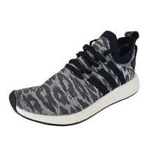  Adidas NMD R2 Primeknit Black Wht Running Athletic Men Sneakers BY9409 SZ 11 - £47.97 GBP