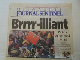 Milwaukee Journal Sentinel - January 13, 1997 - Brrrr-illiant - Packers-... - $13.69 CAD