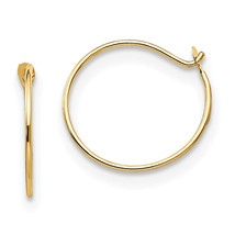 14k Madi K Sm. Endless Hoop Earrings SE338 - £54.18 GBP