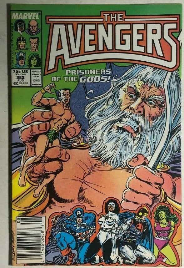 Primary image for AVENGERS #262 She-Hulk (1987) Marvel Comics UPC code cover VG+/FINE-