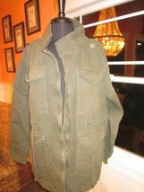 Army Green Jacket Full Zip with Pockets New No Tags No Size Brand Unknown - $19.99