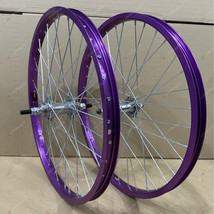 NEW 20&#39;&#39; HEAVY DUTY SPOKES STEEL BICYCLE RIM SET FOR BMX , GT, TRICYCLE,ETC - $92.10